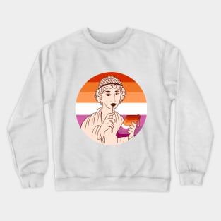 Sappho Lesbian Flag Crewneck Sweatshirt